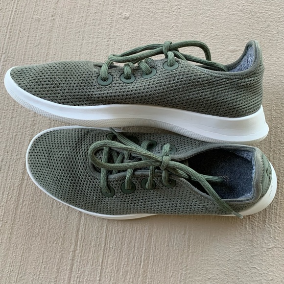 Allbirds Tree Runners Thunder Green Sz 9 - Picture 5 of 12